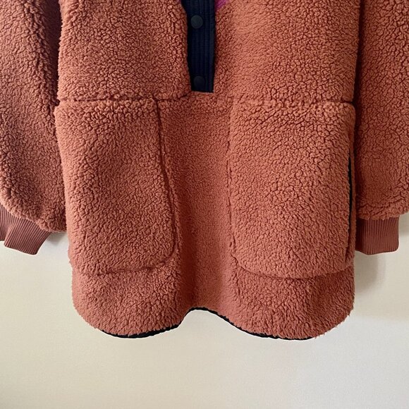 Free People Movement Fall To Rise Fleece Quarter Snap NWOT - Picture 6 of 7